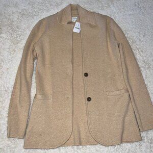 J. Crew Beige/Tan Wool-Blend Blazer Jacket